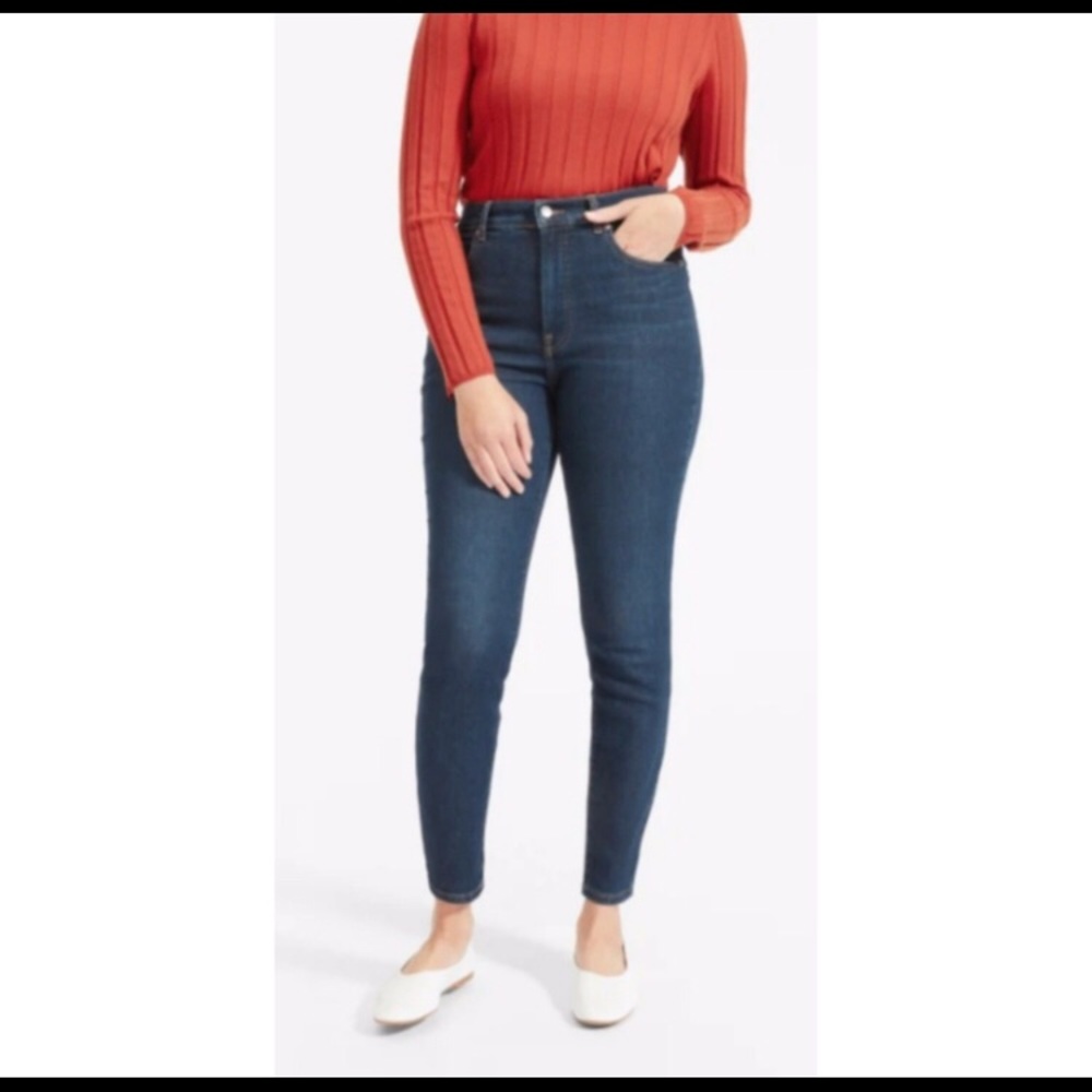 Everlane high rise authentic stretch skinny jeans